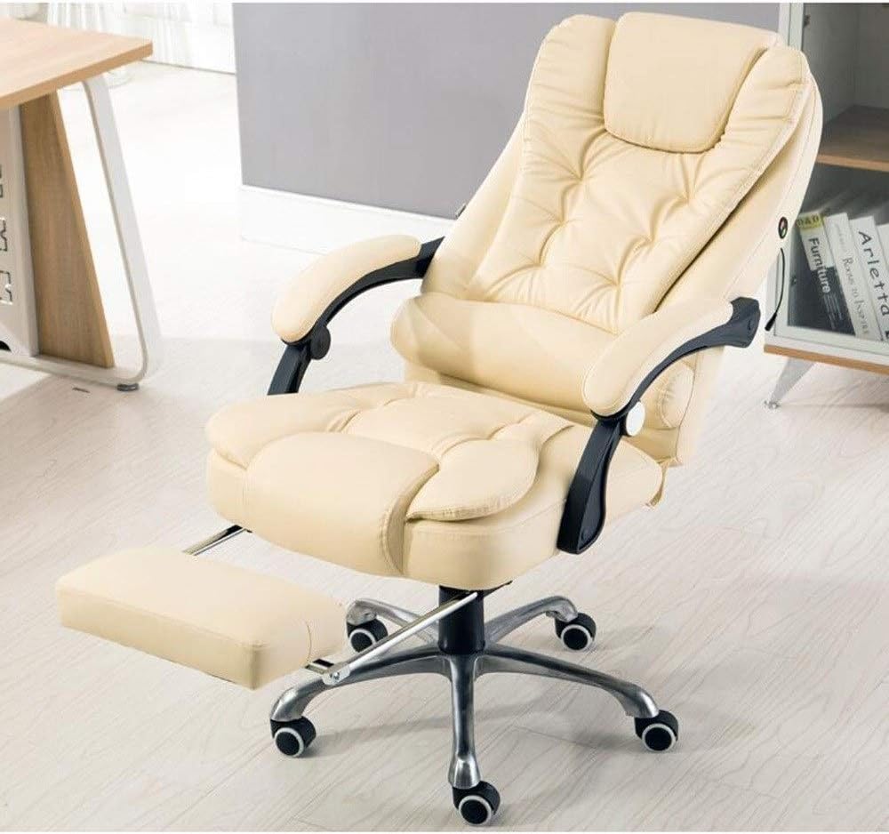 Otočné kancelárske kreslo s opierkou na nohy